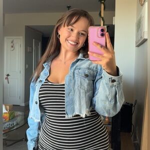 Fashion Nova Light Blue Denim Jacket